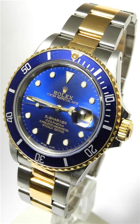 rolex stahl gold blau|rolex oyster steel.